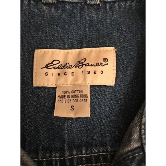 Eddie bauer Denim Vest with pockets - Picture 2 of 9
